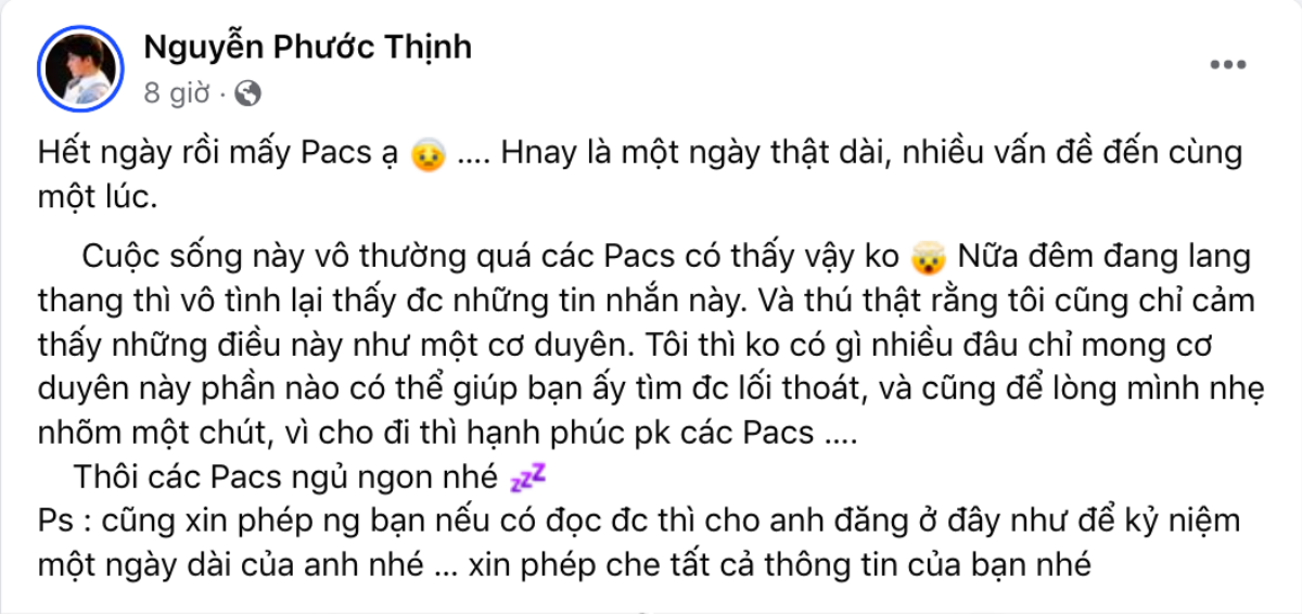 Phản ứng của Noo Phước Thịnh khi nhận tin nhắn đặc biệt từ khán giả Ảnh 2