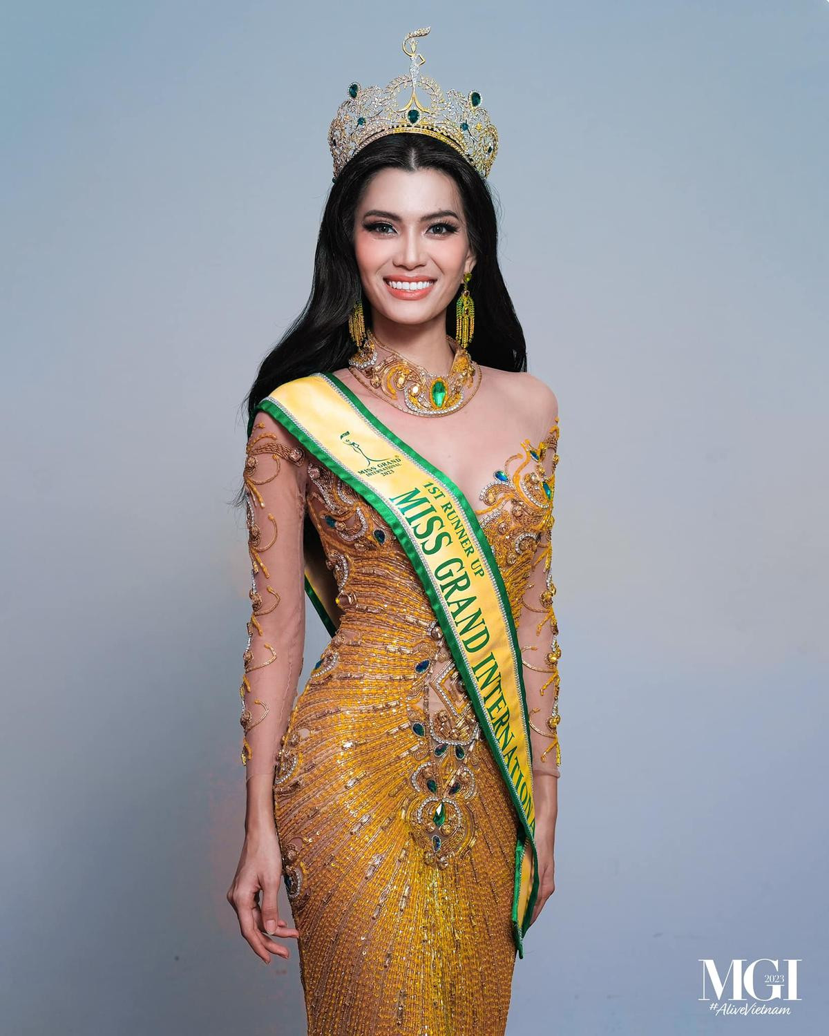 Á hậu 1 - Miss Grand International 2023 lại gây tranh cãi vì 'khát khao center'? Ảnh 5