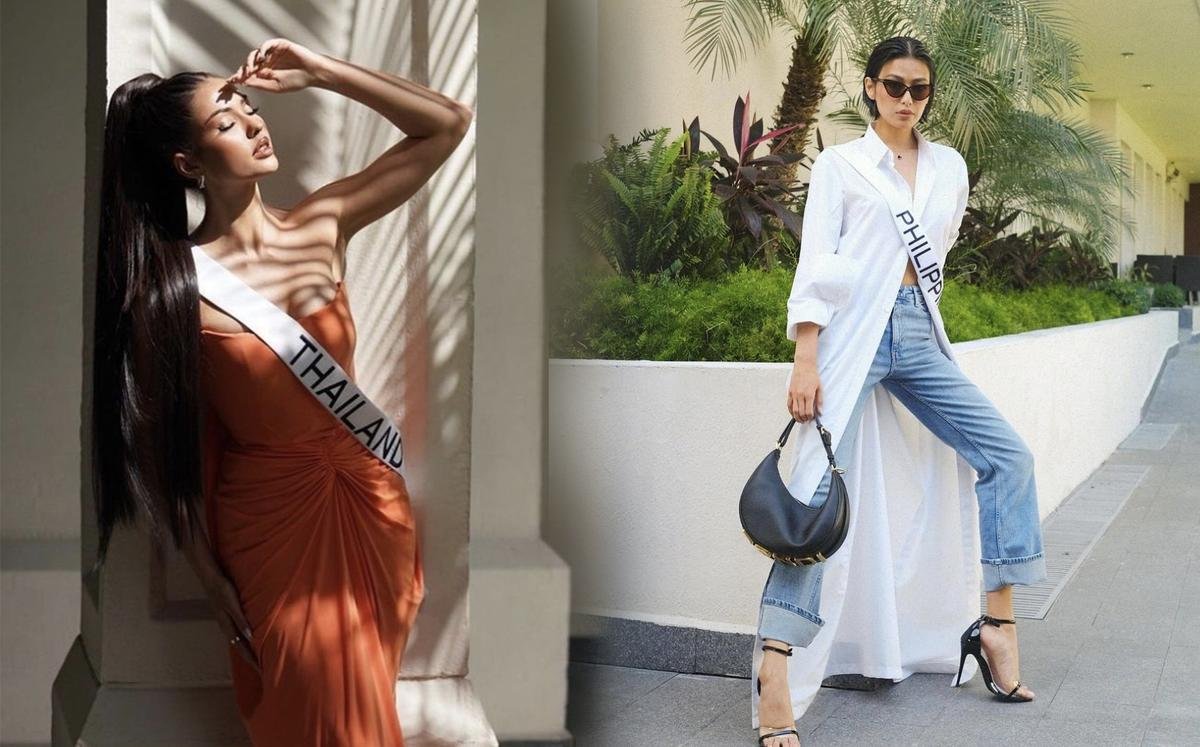 Hai 'quái vật nghìn máu' Miss Univere 2023 chung khung hình: Ai 'chặt' ai đây? Ảnh 4