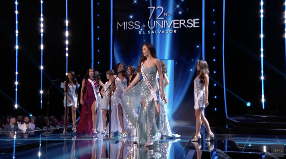 Sân khấu bán kết Miss Universe sáng đèn, Bùi Quỳnh Hoa hô tên đầy nội lực Ảnh 1