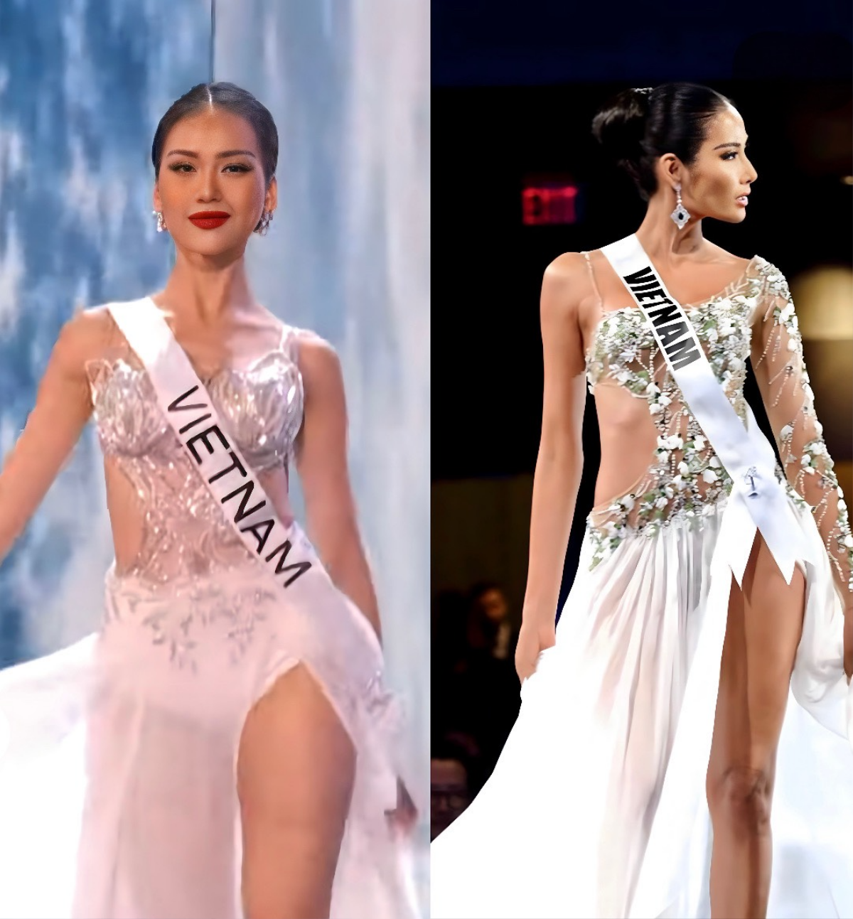 Bùi Quỳnh Hoa 'xin vía' intop của Hoàng Thùy tại Miss Universe: Cứ váy trắng, tà bay là đẹp miễn bàn! Ảnh 2