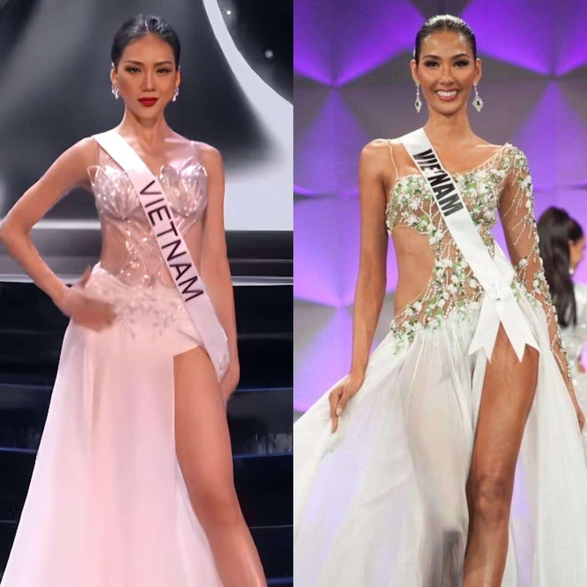 Bùi Quỳnh Hoa 'xin vía' intop của Hoàng Thùy tại Miss Universe: Cứ váy trắng, tà bay là đẹp miễn bàn! Ảnh 1