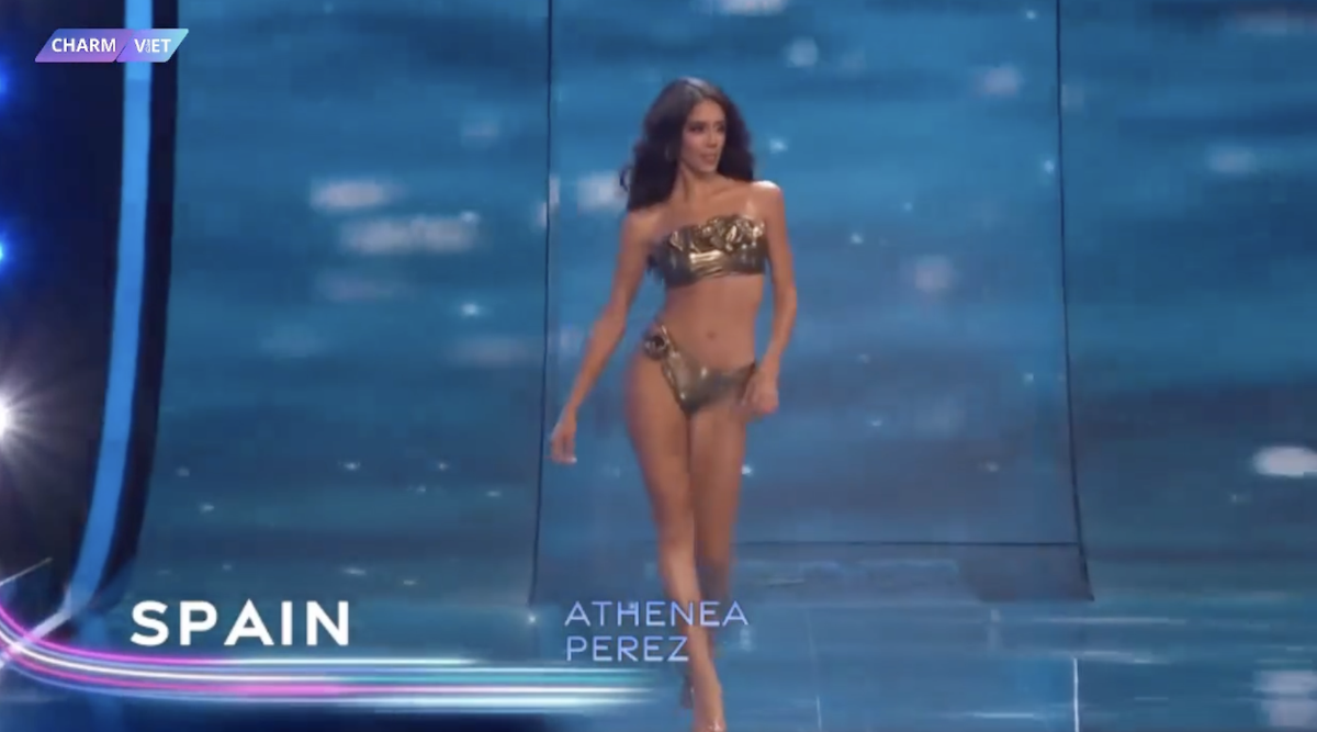 Top 20 Miss Universe phần thi áo tắm: Diện thiết kế cũ, năng lượng trong từng chuyển động Ảnh 3