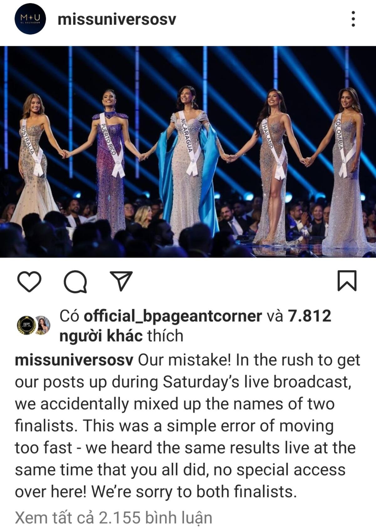 Mỹ nhân Philippines lên tiếng 'cực căng' trước lời xin lỗi công bố nhầm Top 5 Miss Universe 2023 Ảnh 2