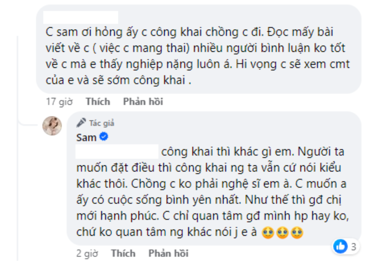 Sam ôm bụng bầu chụp hình, hé lộ lý do giấu nhẹm hình ảnh ông xã Ảnh 1