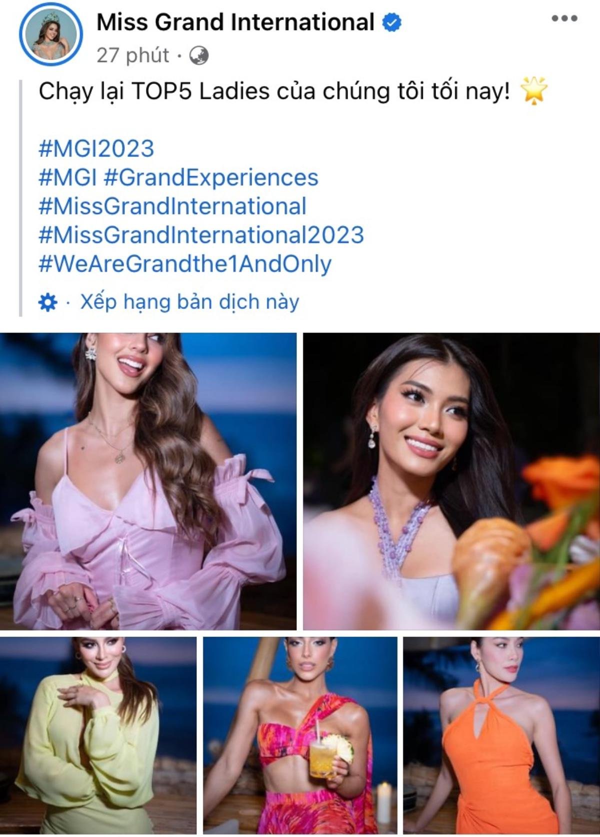 Miss Grand International bị phản ứng vì ngó lơ Hoàng Phương, thiên vị Á hậu 1 khiến phải vội 'chữa cháy' Ảnh 7