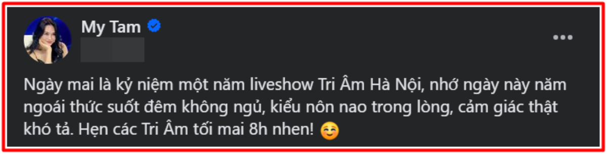 Mỹ Tâm đăng đàn kỷ niệm 'ngày quan trọng', tiết lộ cảm xúc đặc biệt Ảnh 2