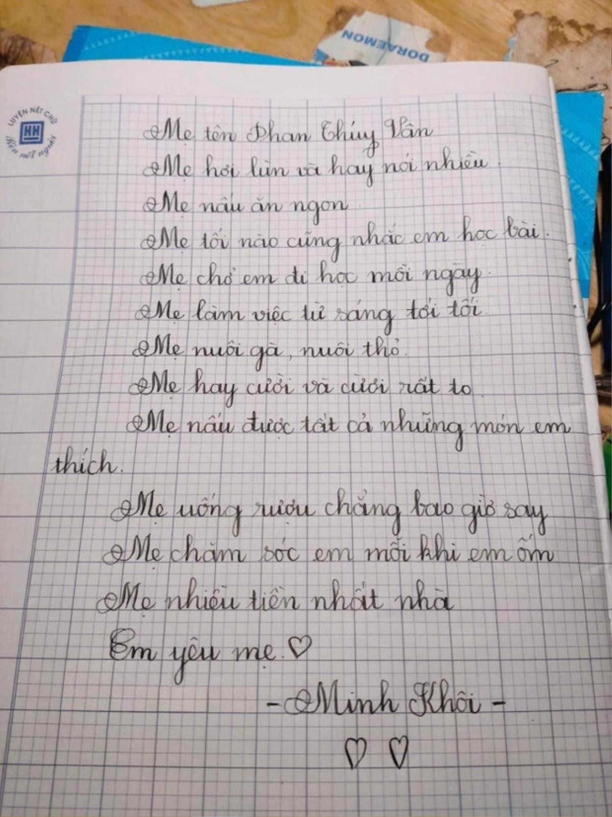 Cậu bé thật thà kể hết ưu và khuyết điểm khi làm văn tả mẹ, đọc câu cuối ai nấy cũng bật cười Ảnh 1