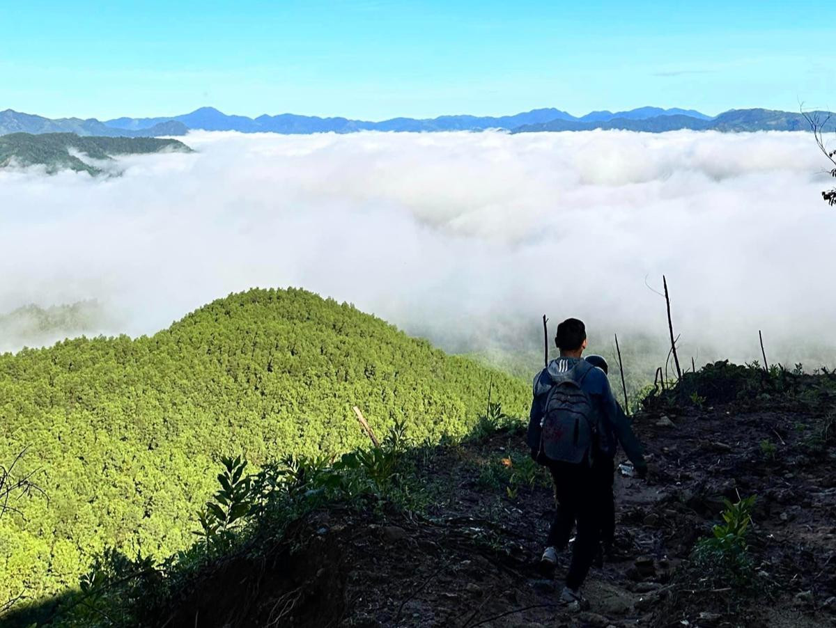 Khám phá thảo nguyên 'trên mây' ở Quảng Ngãi: 'View triệu đô' chẳng kém Tà Xùa Ảnh 5