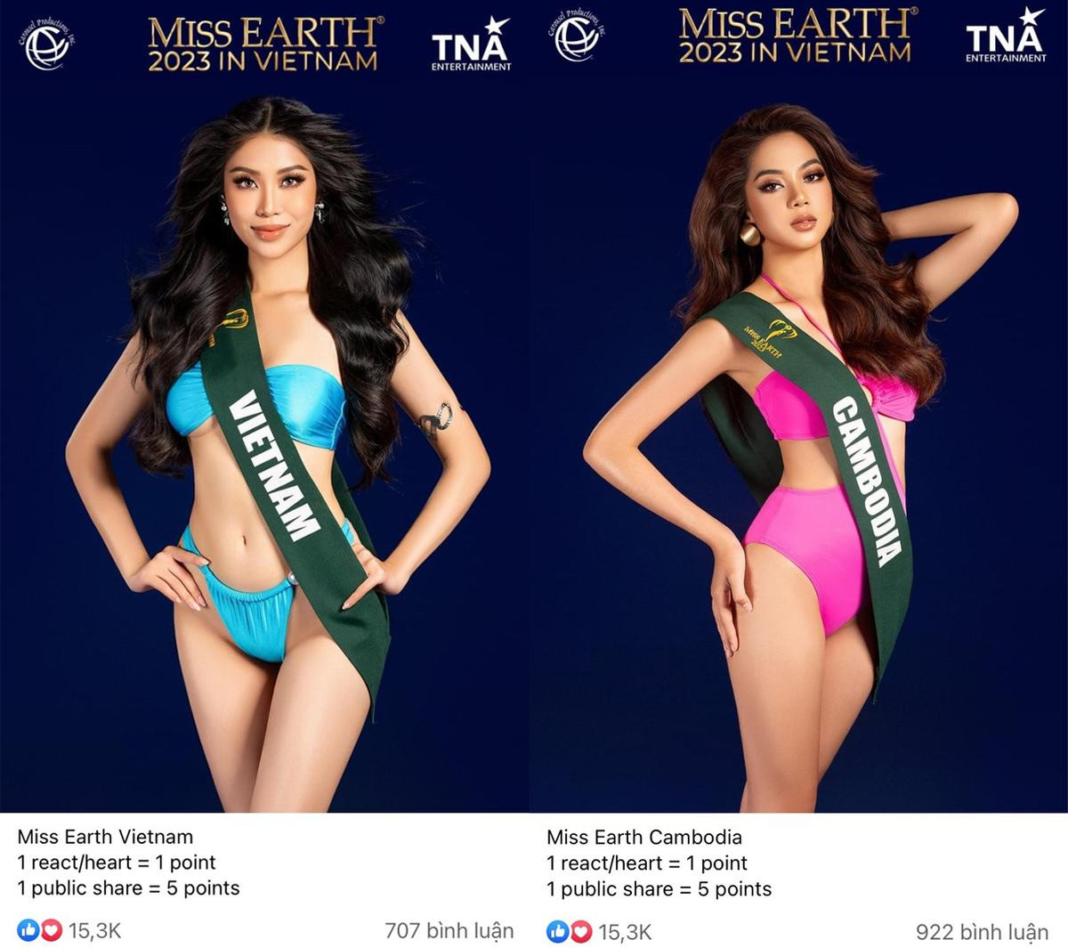 Bình chọn áo tắm Miss Earth: Người đẹp Philippines 'oanh tạc', đại diện Việt Nam đạt số phiếu ấn tượng Ảnh 2