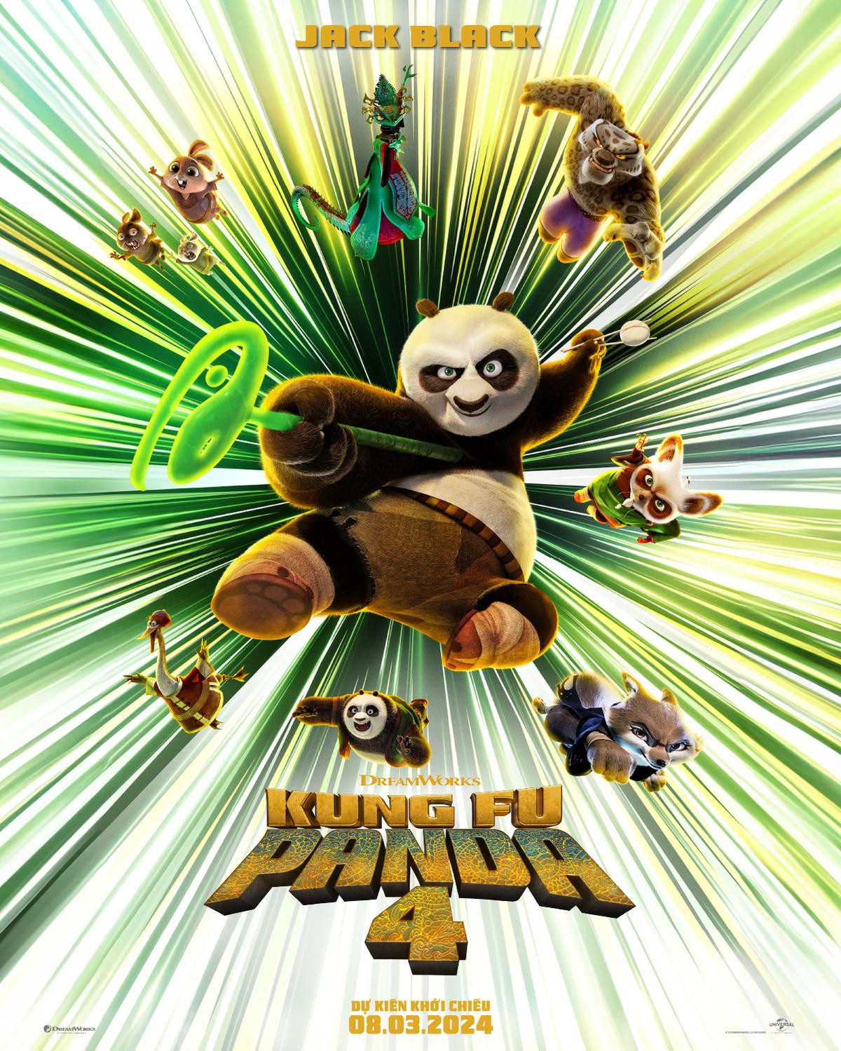 Kungfu Panda 4 tung trailer, gấu trúc Po sẽ quay trở lại 'đại náo' màn ảnh đối đầu Godzilla x Kong Ảnh 1