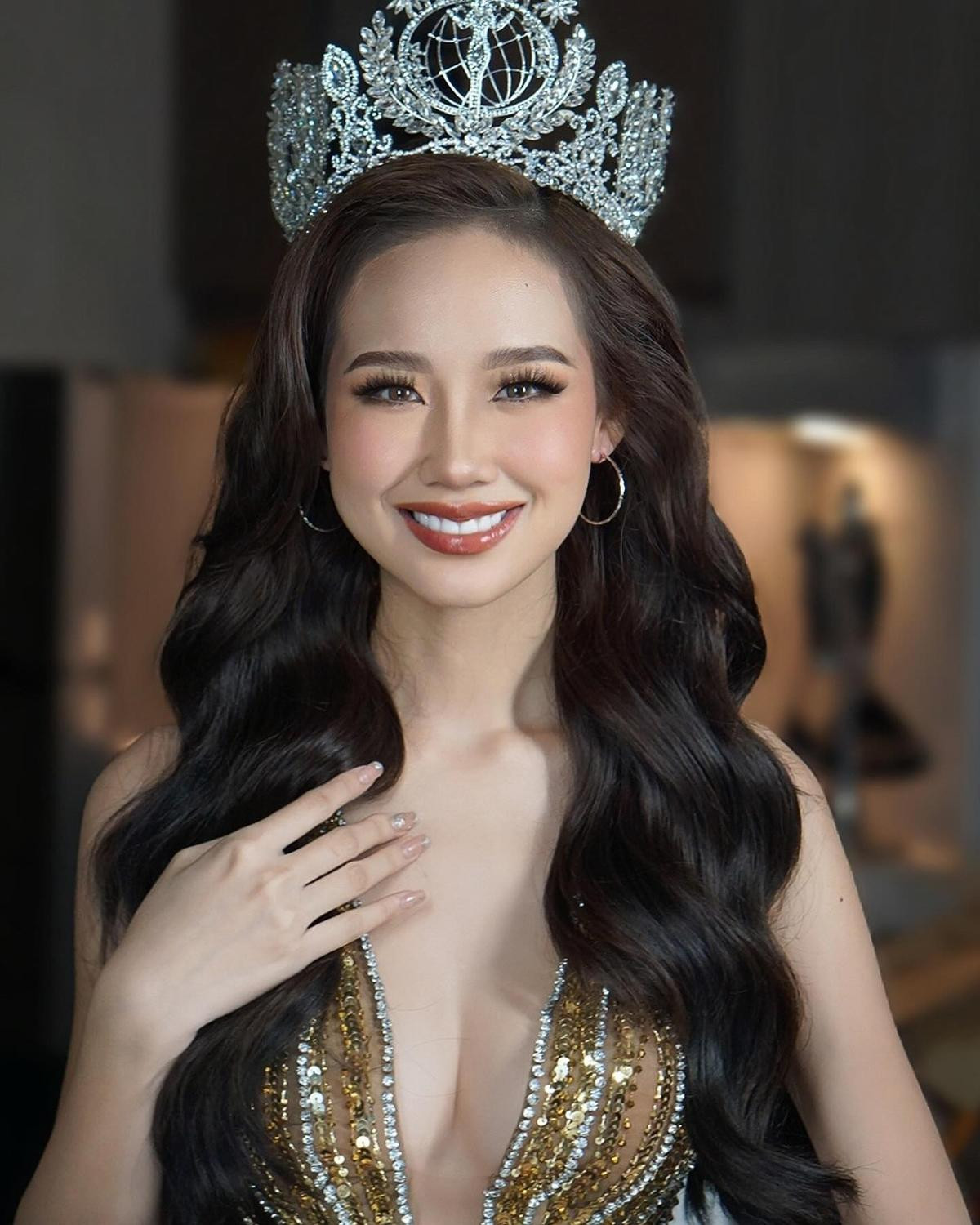 Hoa hậu Bảo Ngọc bất ngờ nhận 'tin vui' trước thềm kết thúc nhiệm kì Miss Intercontinental Ảnh 4