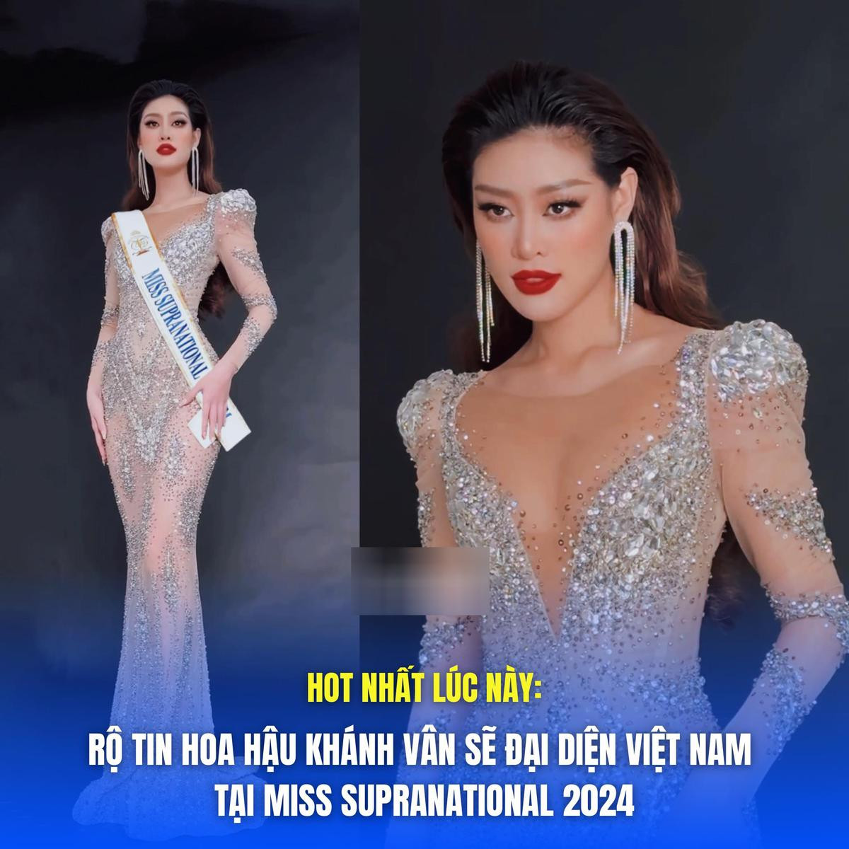 Rộ tin Khánh Vân thi Miss Supranational 2024, chính chủ cũng có động thái khiến netizen ngờ vực Ảnh 1