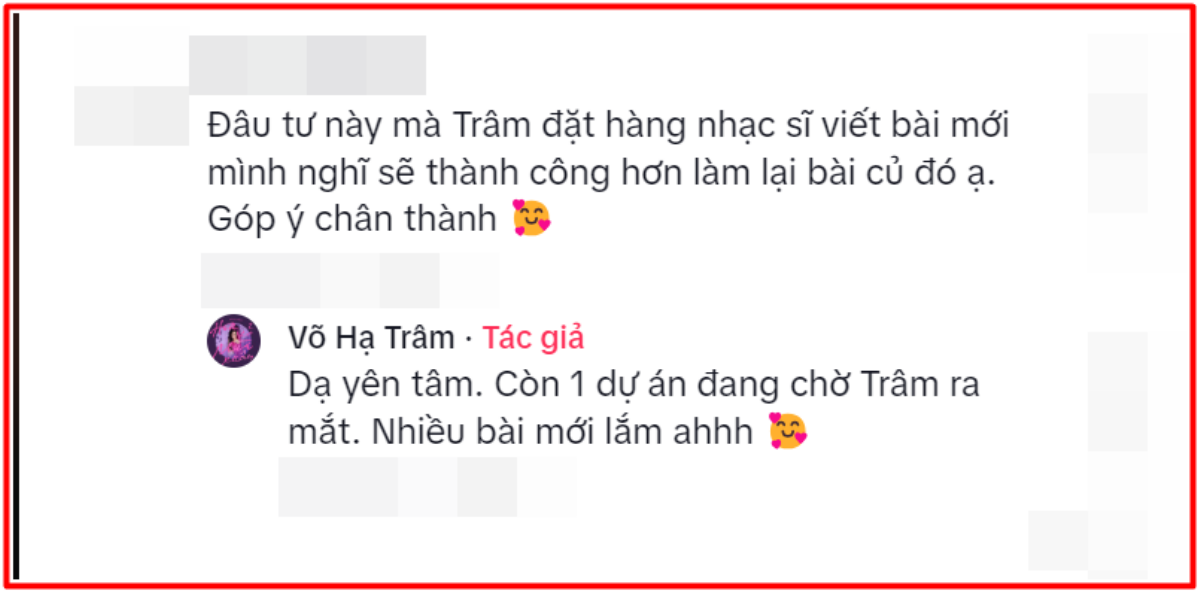 Bị khán giả góp ý về ca khúc mới, Võ Hạ Trâm bất ngờ hé lộ luôn điều đặc biệt: Ai chiều fan lại chị! Ảnh 2