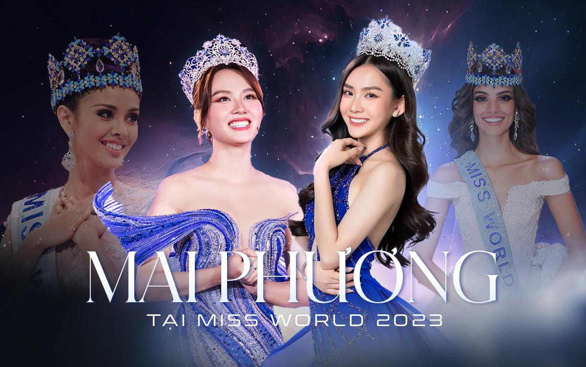 Mai Phương nhá hàng hai kiểu tóc mang tới Miss World: Nên búi cao hay xoăn lọn bồng bềnh? Ảnh 1