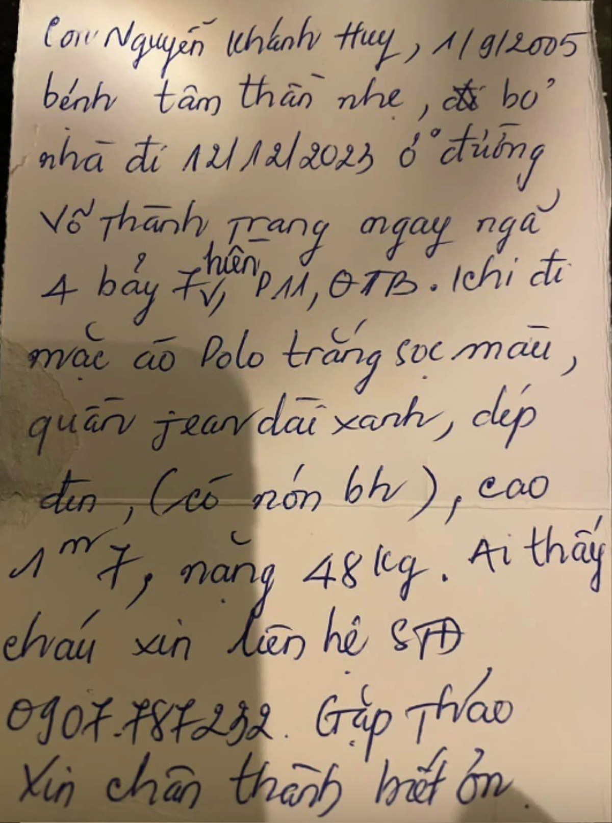 'Biến mất' khi ngồi sau xe mẹ, chàng trai được tìm thấy ở nơi không ngờ Ảnh 2