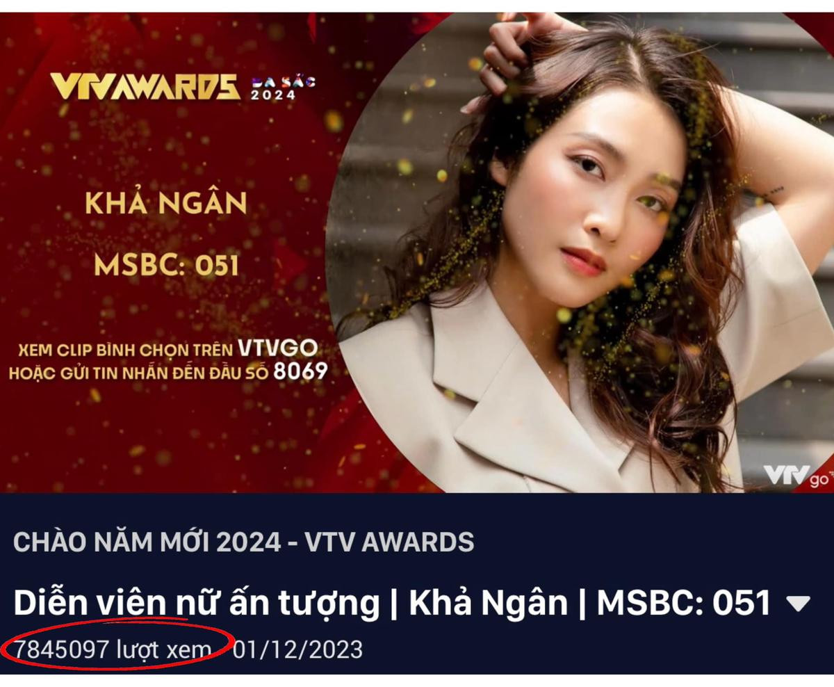 Khả Ngân nắm tay Nhan Phúc Vinh đứng đầu hạng mục Diễn viên nam – nữ ấn tượng của VTV Awards Ảnh 2