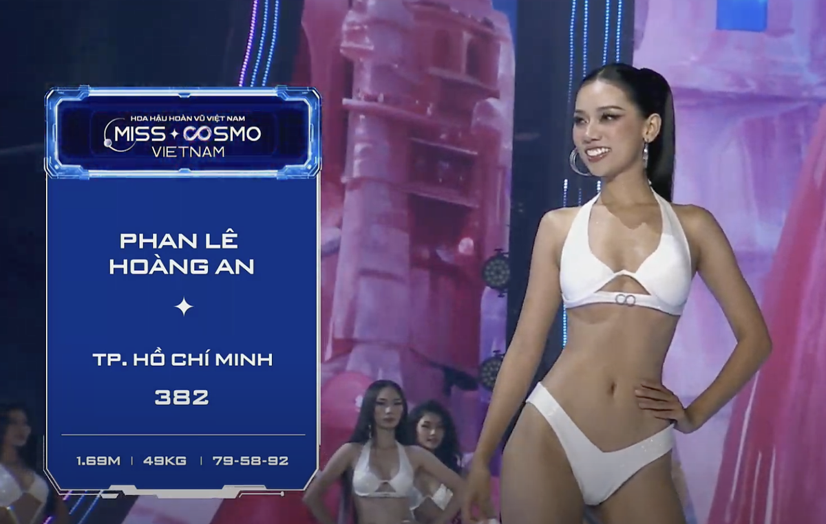 Bán kết Hoa hậu Hoàn vũ VN: Thí sinh diện bikini giữa trời lạnh, 'bản sao Đặng Thu Thảo' gây thất vọng Ảnh 1