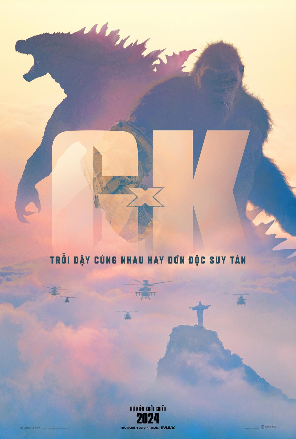 Bom tấn được mong đợi nhất 2024 Godzilla x Kong: Đế Chế Mới chính thức tung trailer đầu tiên Ảnh 1