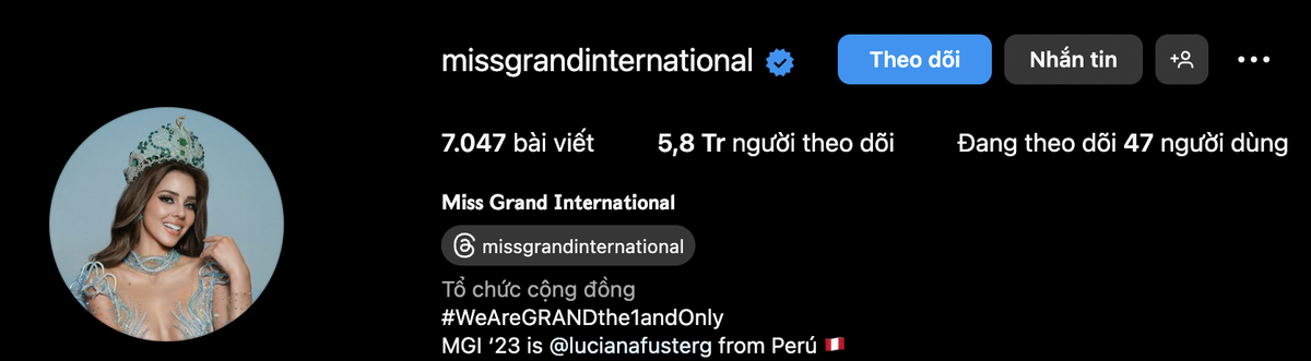 Miss Grand International - Miss Universe hiện ra sao khi từng 'kèn cựa' gắt gao lượt người theo dõi? Ảnh 1