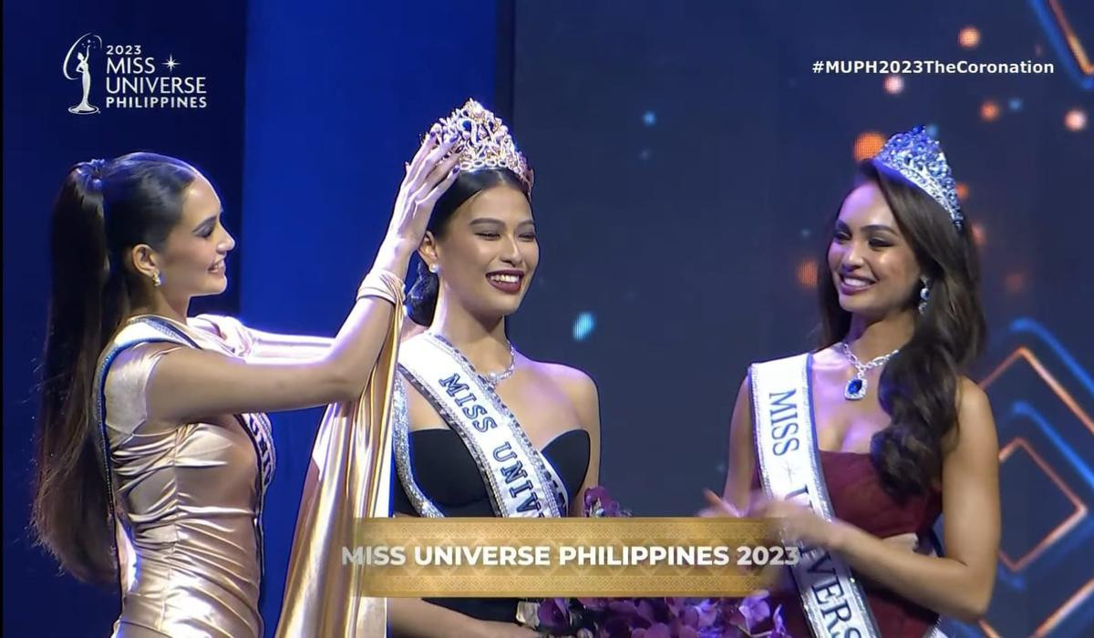 Đối thủ của Lương Thùy Linh tại Miss World đăng quang Hoa hậu Hoàn vũ Philippines 2023 Ảnh 1