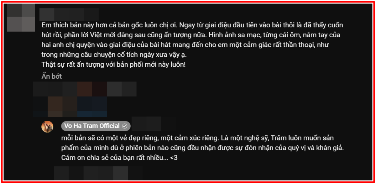 ​Bản Aucostic của 'Về với em' được nhận xét 'ăn đứt' bản gốc: Võ Hạ Trâm phản ứng ra sao? Ảnh 6