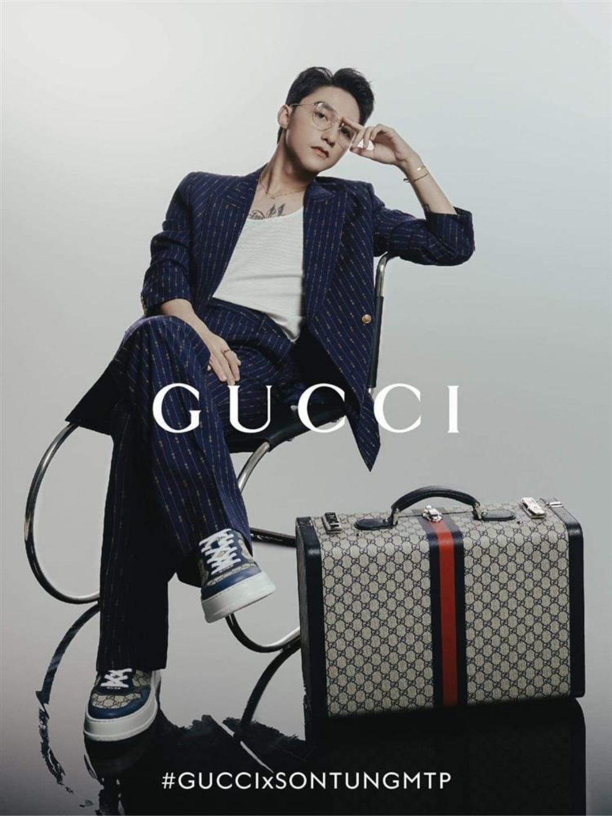 Sơn Tùng 'bắn ảnh' cực đỉnh với nguyên set đồ đắt đỏ, xác nhận tham dự Gucci Cruise 2024 tại Hàn Ảnh 5