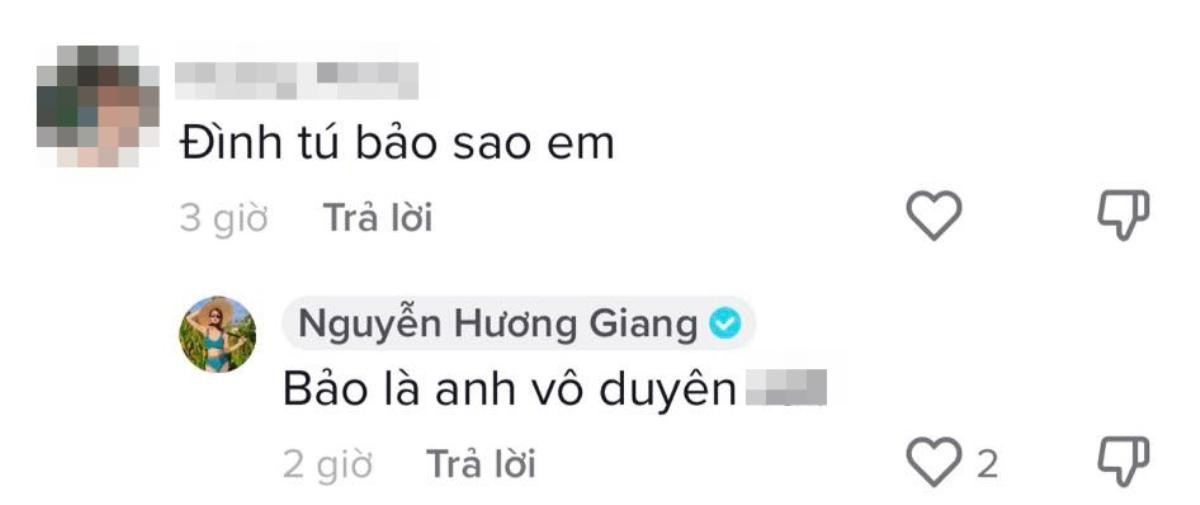 Hương Giang bất ngờ công khai chú rể, phản ứng ra sao khi netizen gọi tên Đình Tú? Ảnh 2