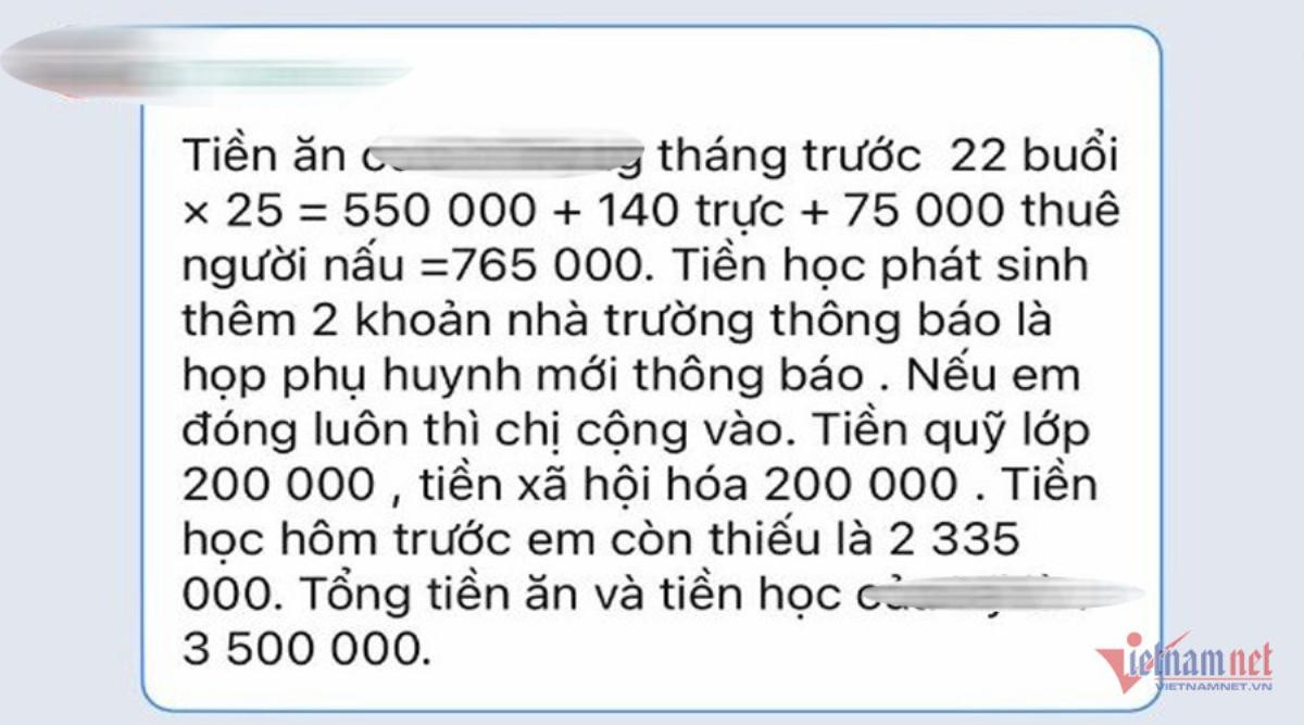 Phụ huynh bức xúc sắp hết năm học, trường thu thêm 600 nghìn/em để sửa chữa Ảnh 3