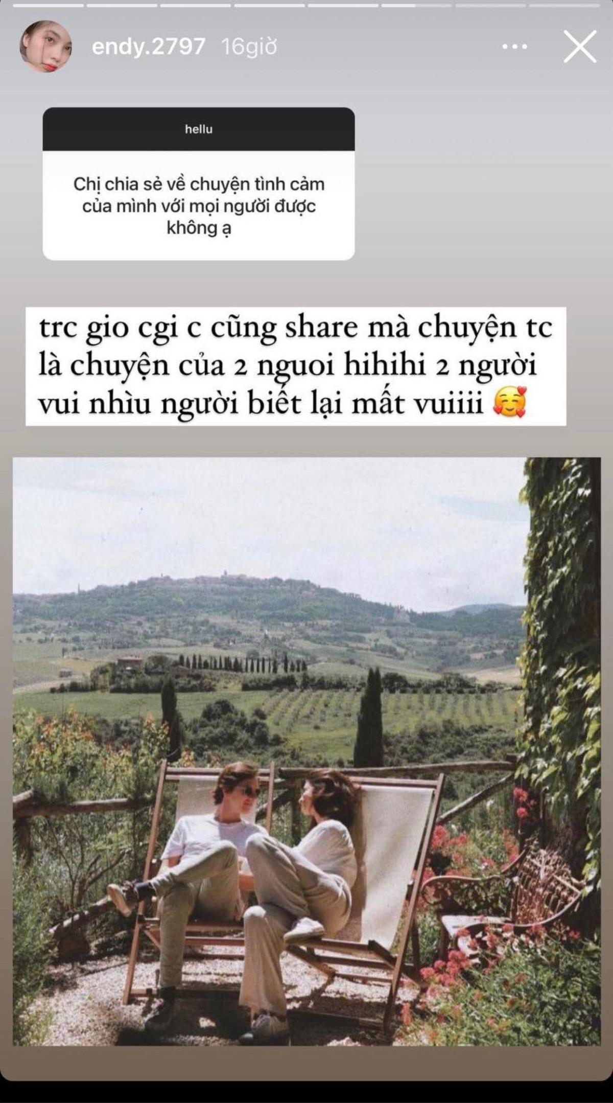 Sau khi bị bắt gặp du lịch cùng nhau, 'bạn gái tin đồn' của Ngô Kiến Huy nói gì về chuyện tình cảm? Ảnh 1