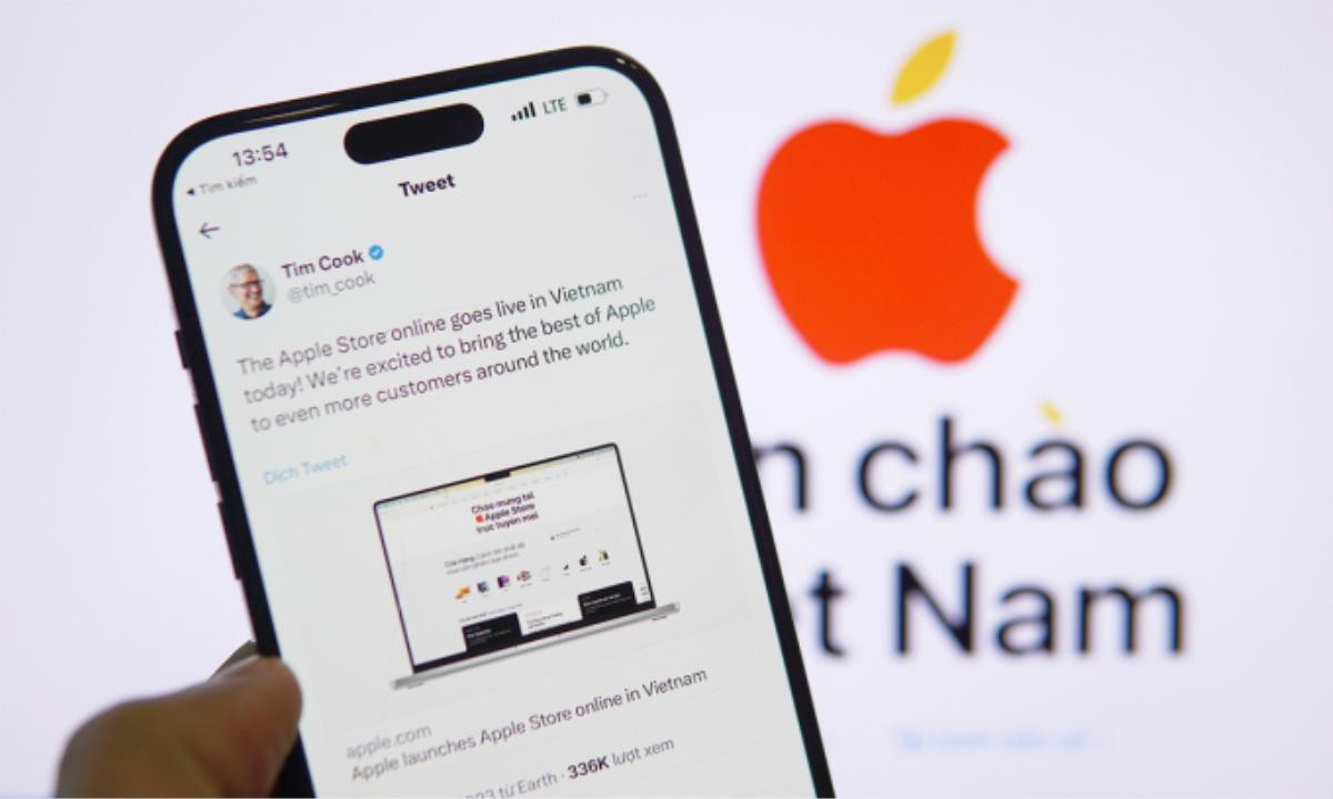 CEO Tim Cook đăng tweet về Apple Store online tại Việt Nam Ảnh 2