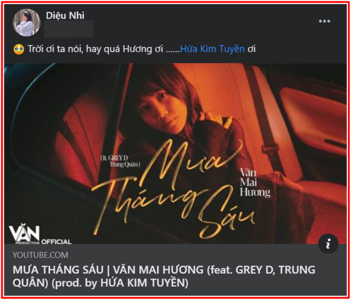 Vừa ra mắt ca khúc mới, Văn Mai Hương có nguy cơ 'mất hit' vào tay... Diệu Nhi? Ảnh 1