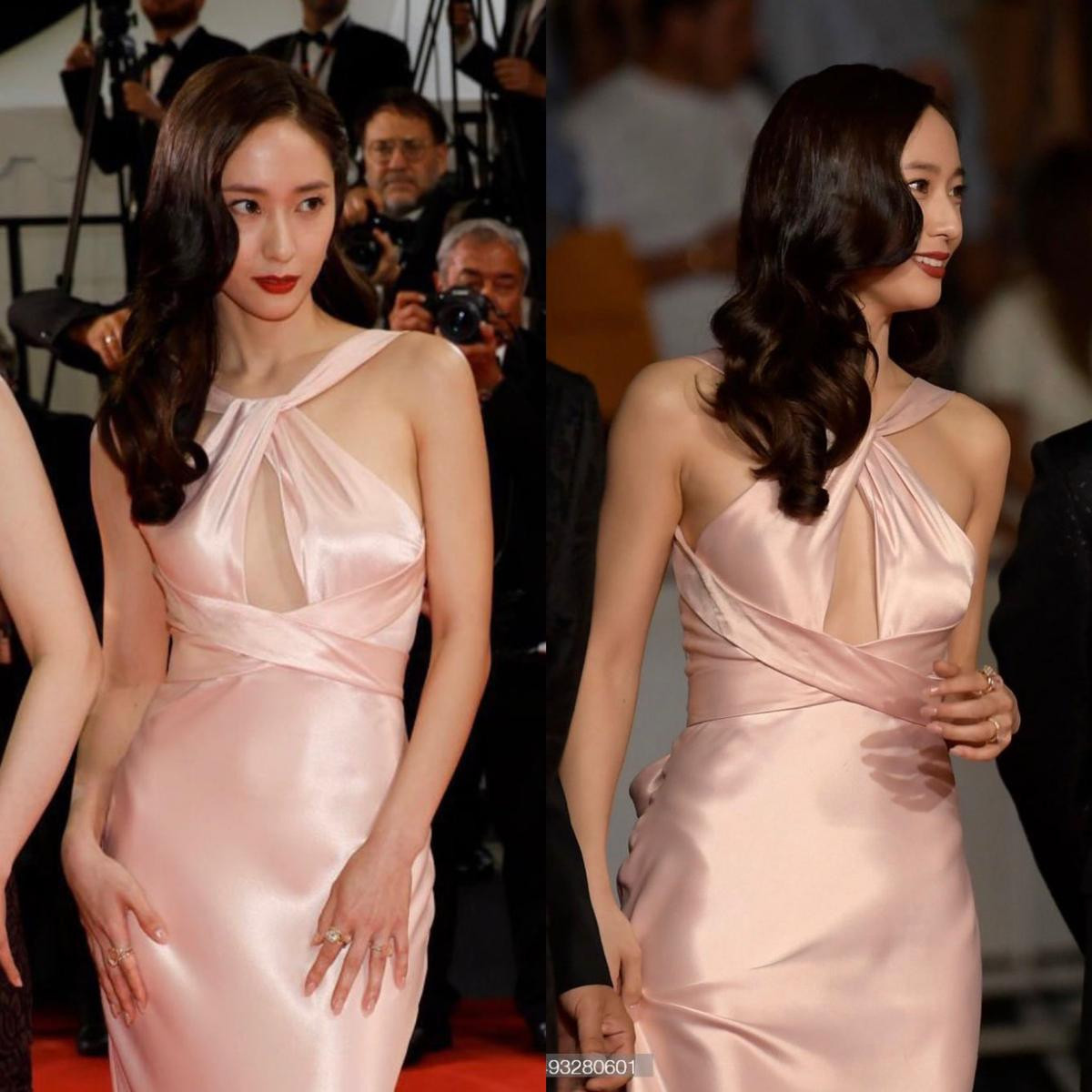 Krystal Jung diện váy cut-out khoe vòng 1 lấp ló: 'Công chúa băng giá' đẹp tan chảy trên thảm đỏ Cannes Ảnh 5