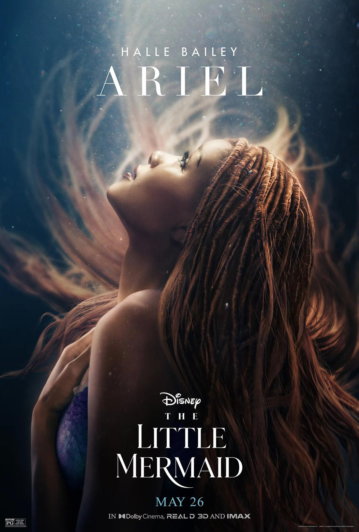 Soi cận mái tóc trị giá 150.000 USD của 'công chúa Disney' - Halle Bailey trong The Little Mermaid Ảnh 1