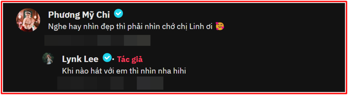 Lynk Lee khoe nhan sắc xinh đẹp, hát nhạc Đen Vâu: Phương Mỹ Chi liền để lại bình luận gây chú ý Ảnh 3