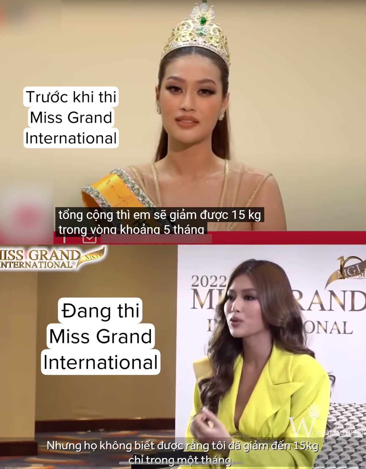 Netizen 'bóc mẽ' Hoa hậu Thiên Ân từng nói sai sự thật khi thi Miss Grand International 2022 Ảnh 1