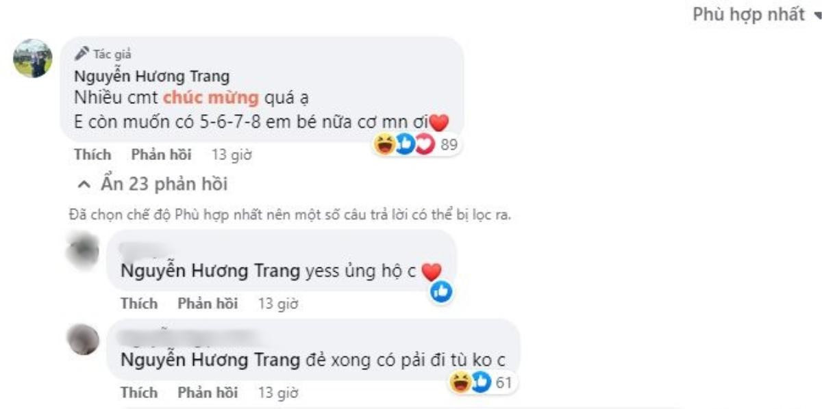 Sau màn ngầm xác nhận mang thai, Trang Nemo tiếp tục bày tỏ muốn 'có 5-6-7-8 em bé nữa' Ảnh 2