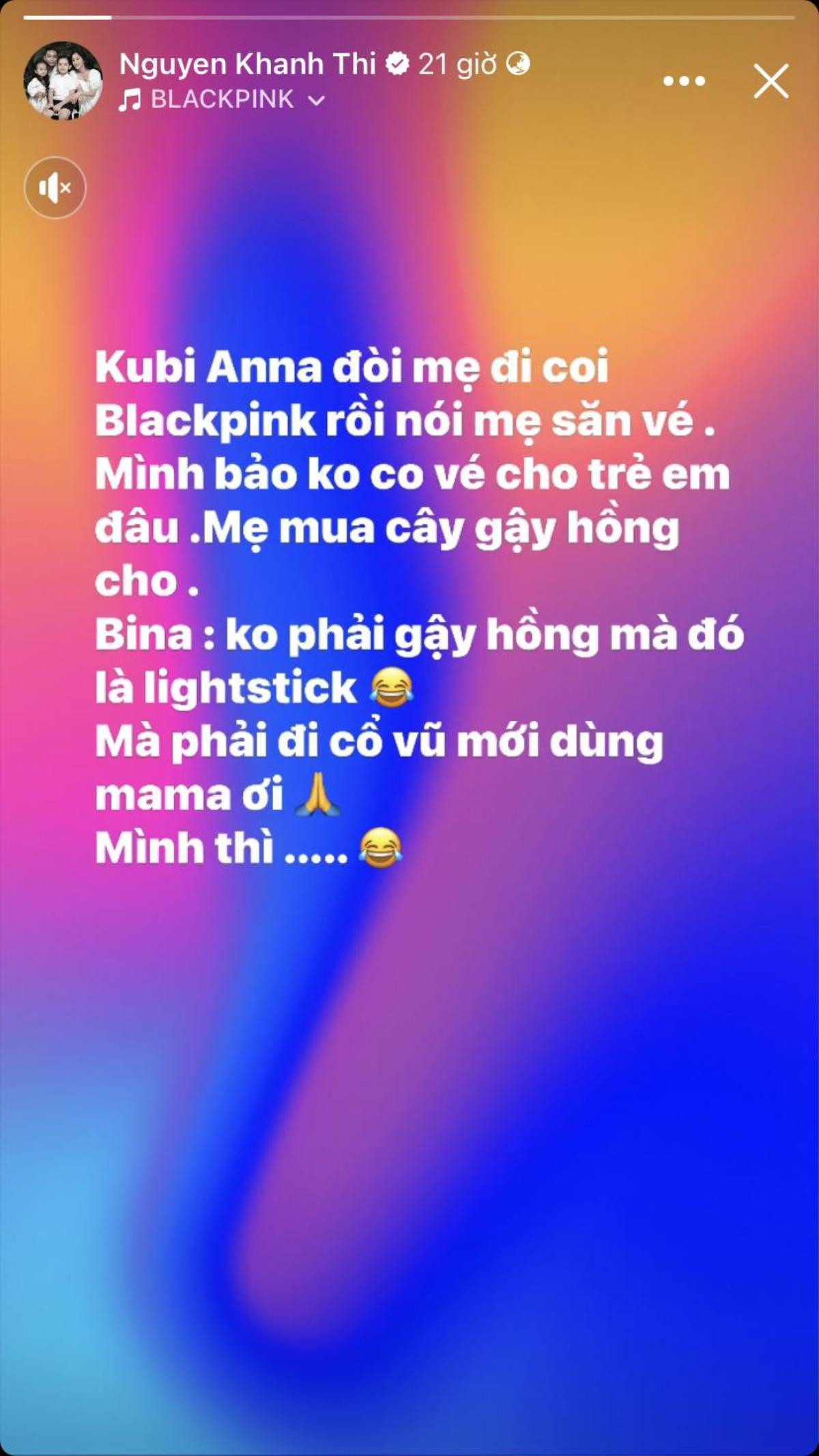 Khánh Thi hài hước kể chuyện các con đòi đi xem concert Blackpink, thể hiện rõ một chi tiết là 'fan ruột' Ảnh 2