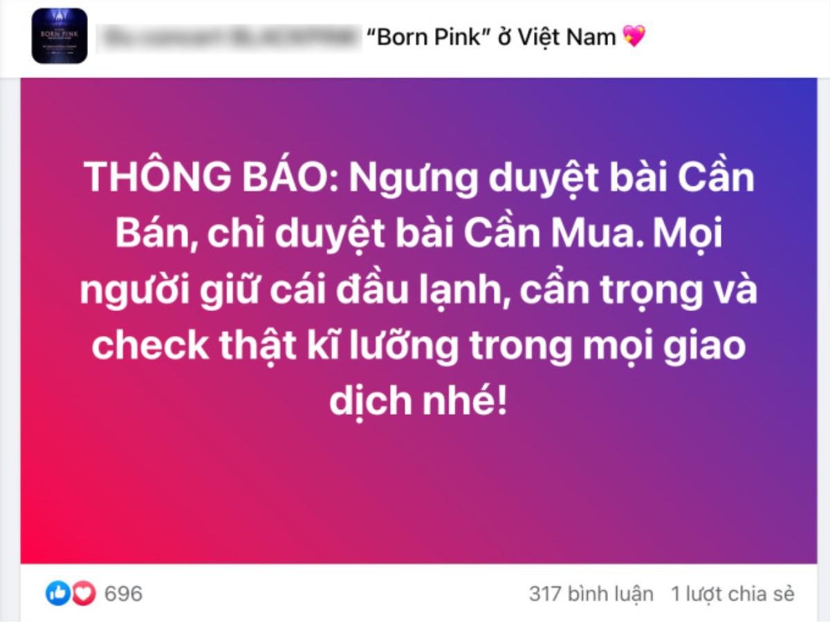 Ôm vé Blackpink định bán lại kiếm lời, nhiều người vỡ mộng Ảnh 2