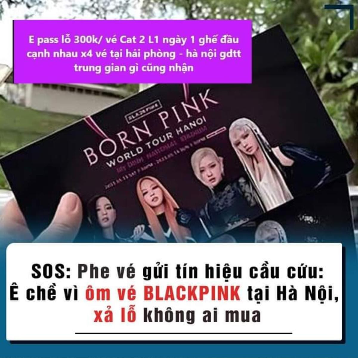 Chưa từng có: Vé concert BLACKPINK 'bán tháo' chịu lỗ, nhiều người ê chề Ảnh 1