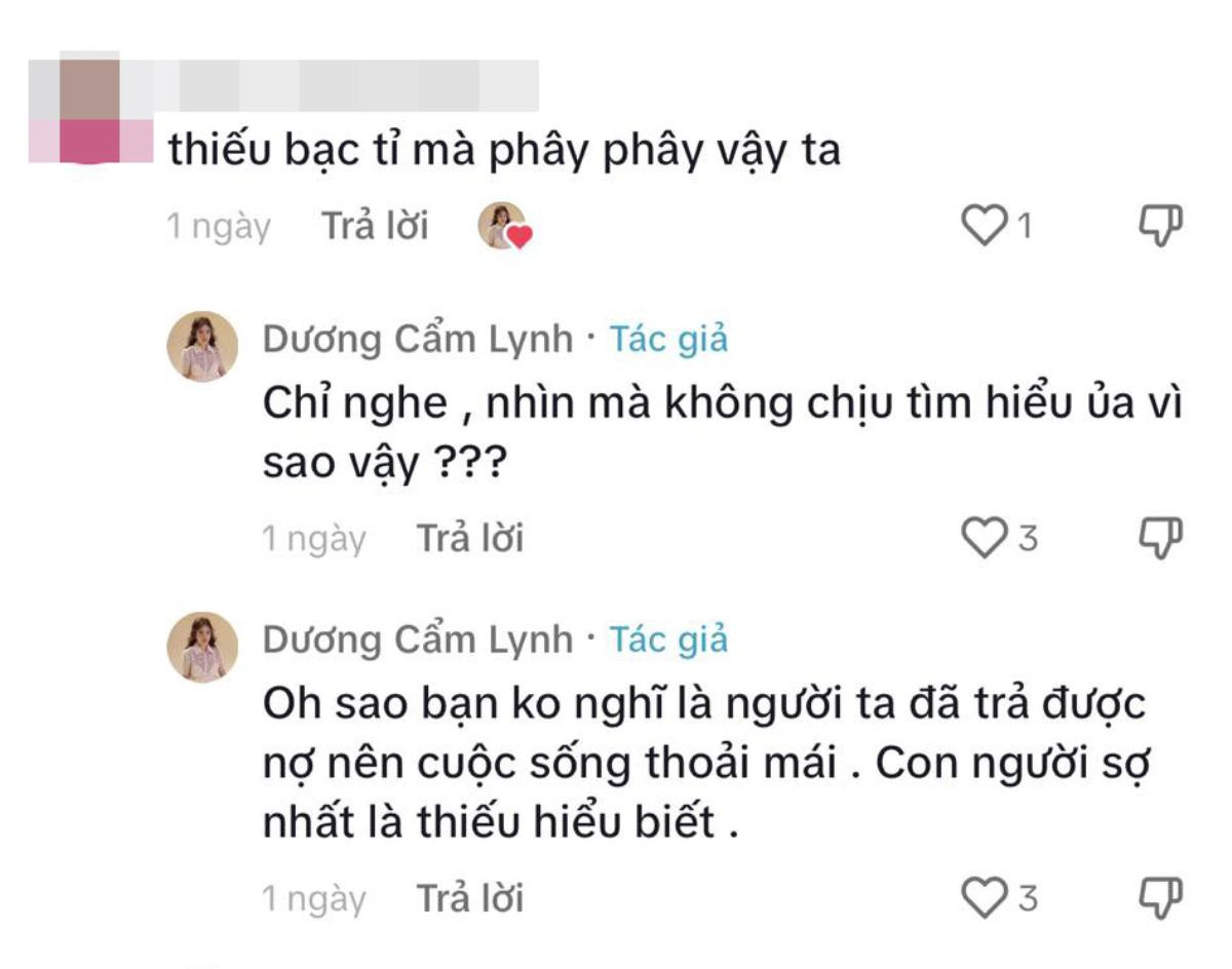 Bị mỉa mai thiếu nợ vẫn diện đồ sang trọng, Dương Cẩm Lynh đáp trả Ảnh 2