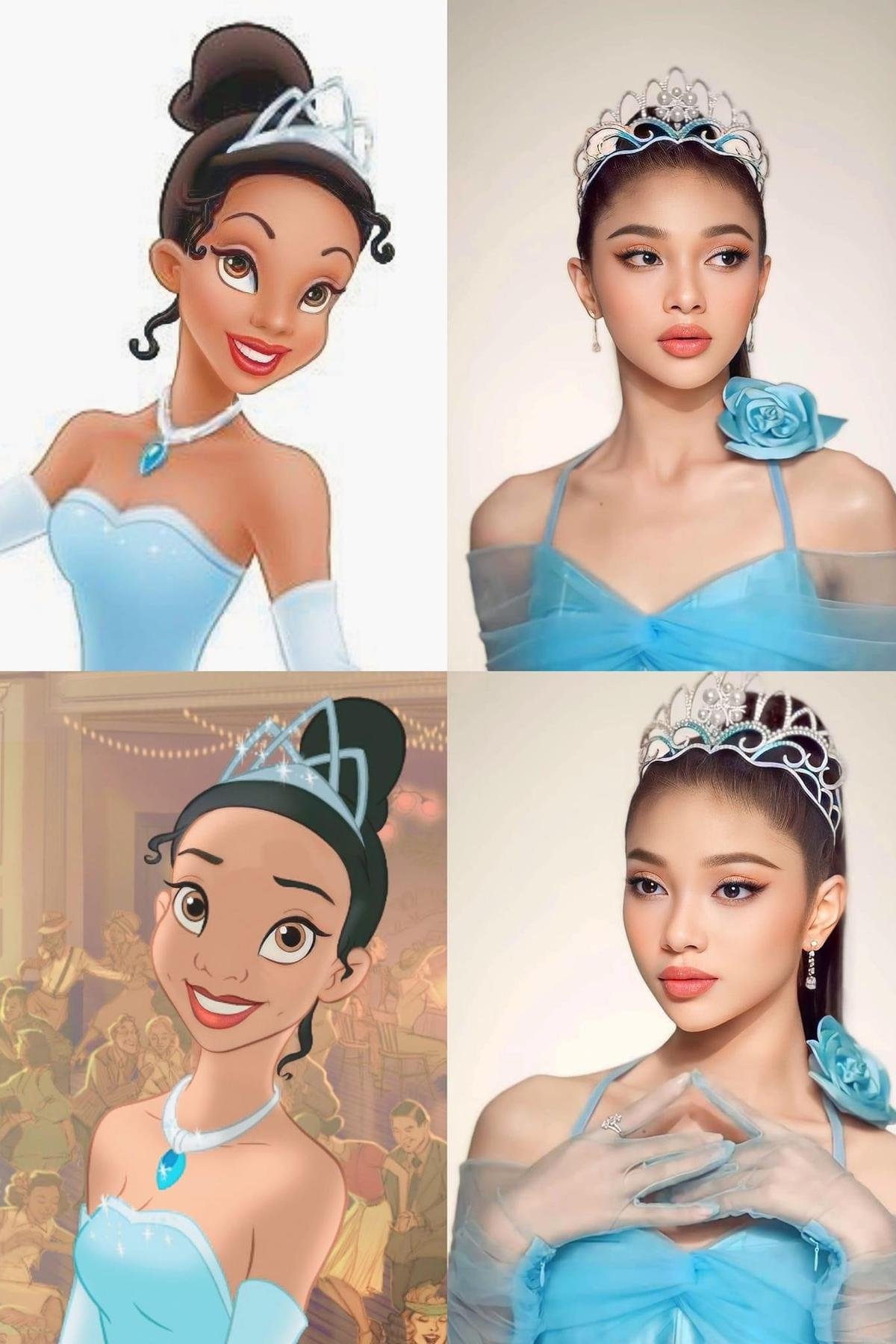 Mới bị chê tơi tả nhan sắc, giờ đây Á hậu Minh Kiên lại được khen như công chúa Disney Ảnh 2