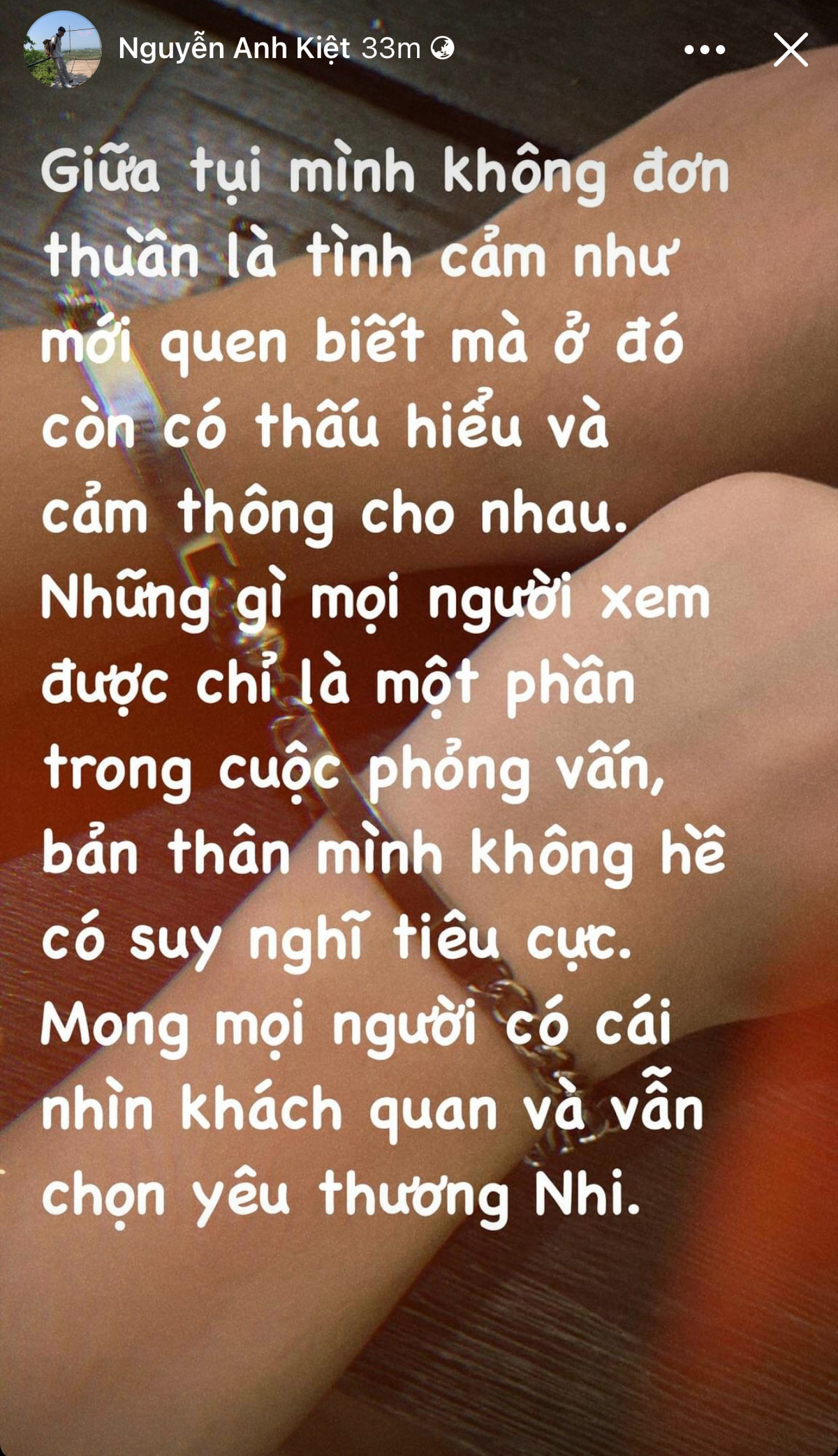 2 lần bạn trai lên tiếng về tình yêu với Ý Nhi: Quá bản lĩnh và đầy yêu thương! Ảnh 3