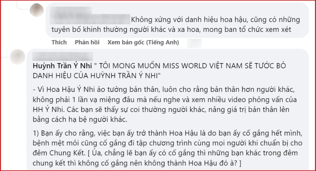 Netizen tràn vào trang chủ Miss World đòi phế truất Ý Nhi, fan quốc tế nói gì? Ảnh 2