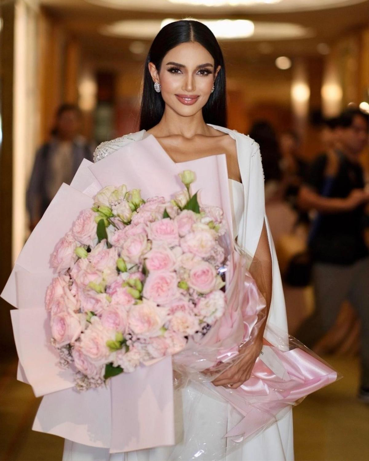 Bản sao Phạm Hương 'vồ ếch' tại Miss Universe Thailand 2023 Ảnh 2