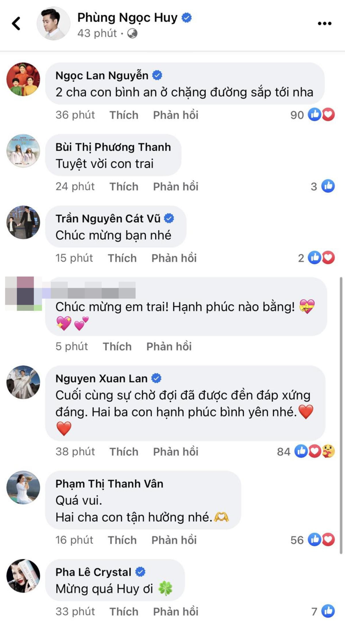 Phùng Ngọc Huy đoàn tụ bé Lavie sau nhiều năm, sao Việt để lại lời chúc mừng Ảnh 2