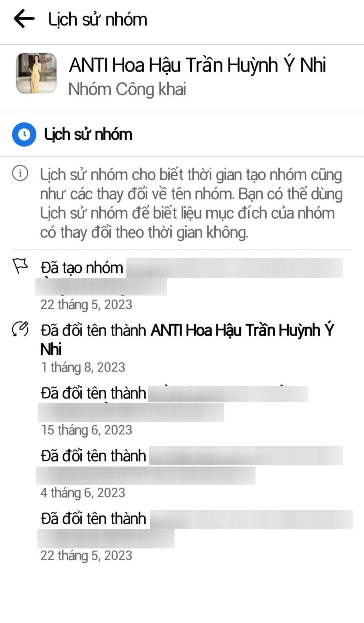 Không rõ mục đích, nhiều hội nhóm đồng loạt đổi tên 'Anti Ý Nhi' gây tranh cãi Ảnh 4