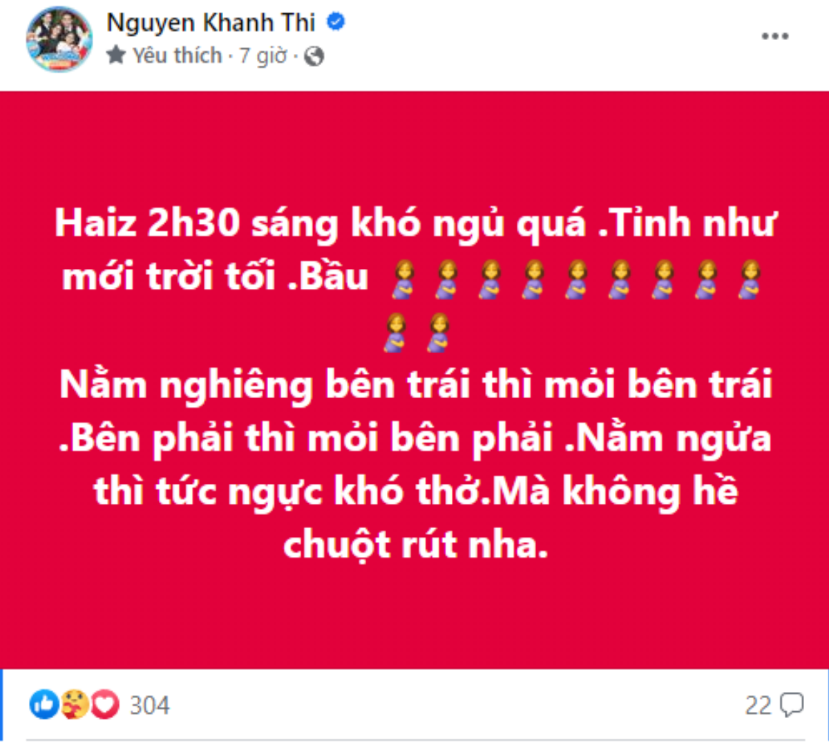 Khánh Thi than thở chuyện cuối thai kỳ, hoá ra là nỗi niềm của mẹ bầu Ảnh 1