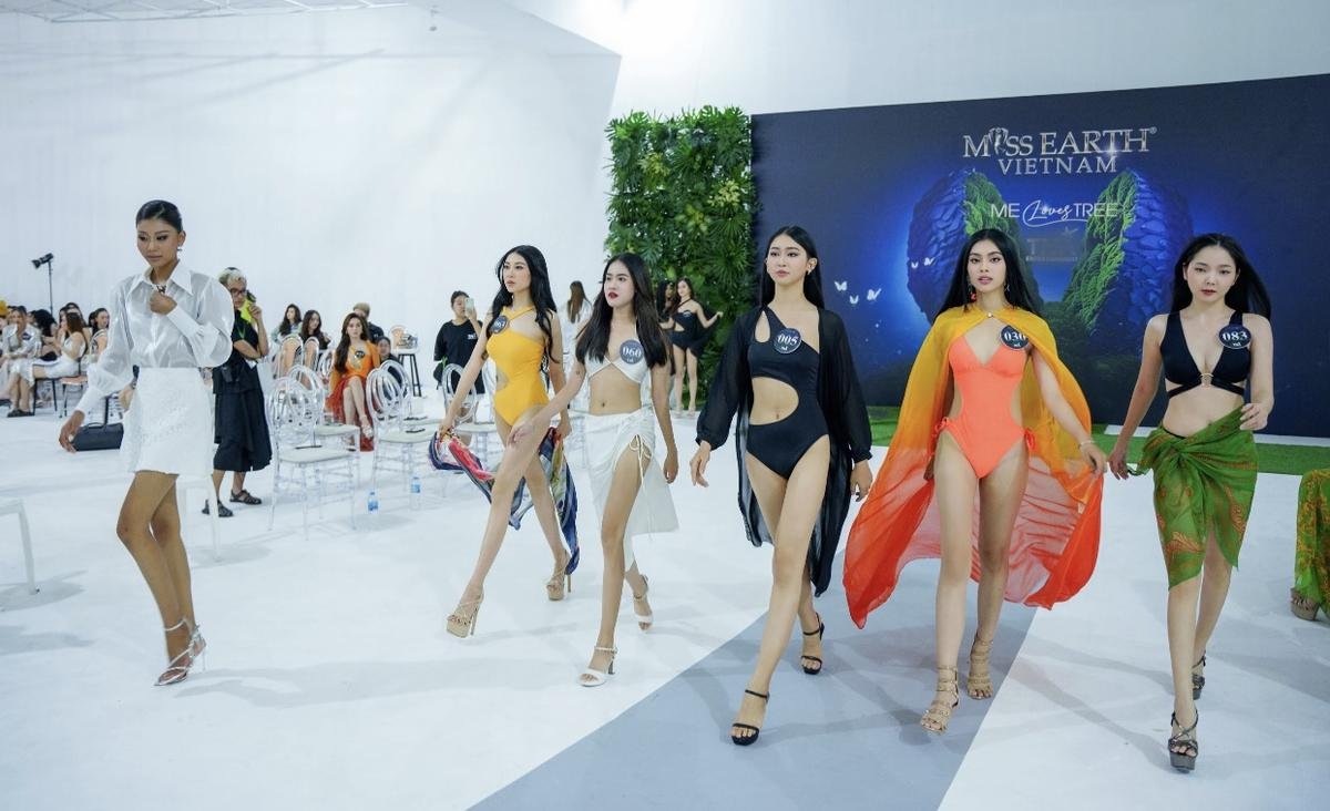 Thạch Thu Thảo áp lực khi lần đầu đào tạo catwalk thí sinh Miss Earth VN Ảnh 4