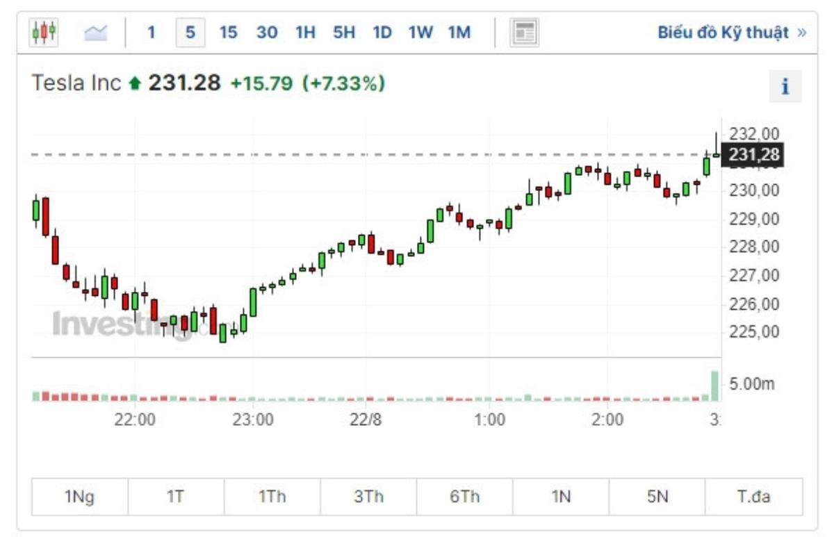 Cổ phiếu Tesla tăng mạnh giúp Elon Musk có hơn 11 tỷ USD chỉ sau một đêm Ảnh 1